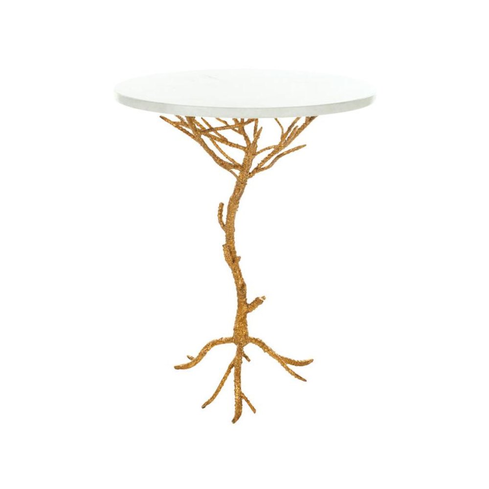 CAROLYN ROOTED GOLD ACCENT TABLE