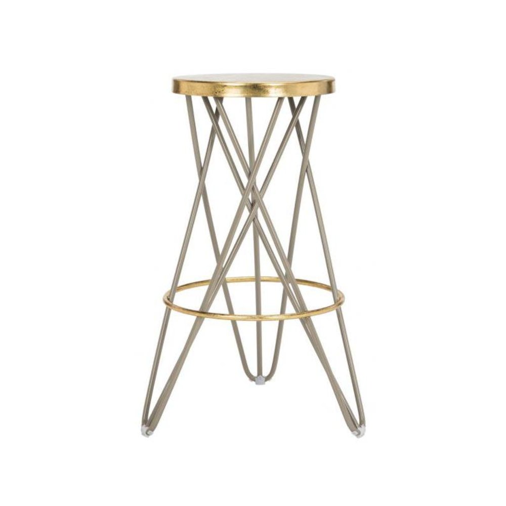LORNA GOLD LEAF BAR STOOL, FOX3254C
