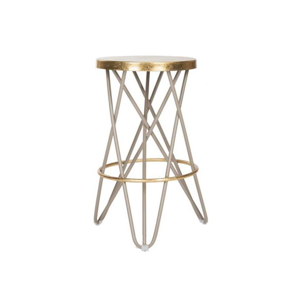 LORNA GOLD LEAF COUNTER STOOL, FOX3255C