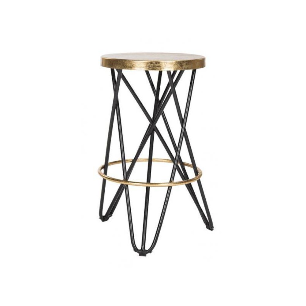 LORNA GOLD LEAF COUNTER STOOL, FOX3255D