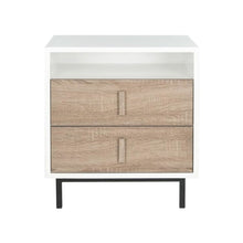 KEFTON MID CENTURY SCANDINAVIAN LACQUER TWO DRAWER CABINET