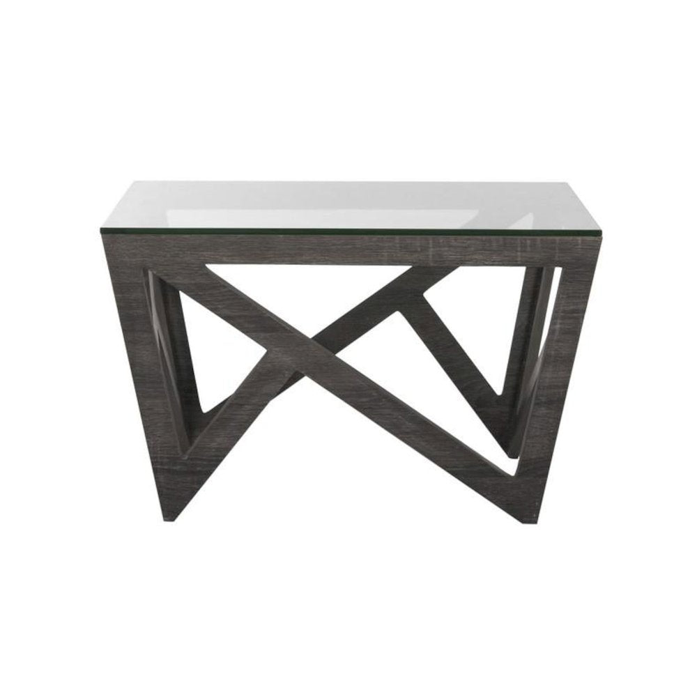 RADLEY MID CENTURY GLASS TOP COFFEE TABLE