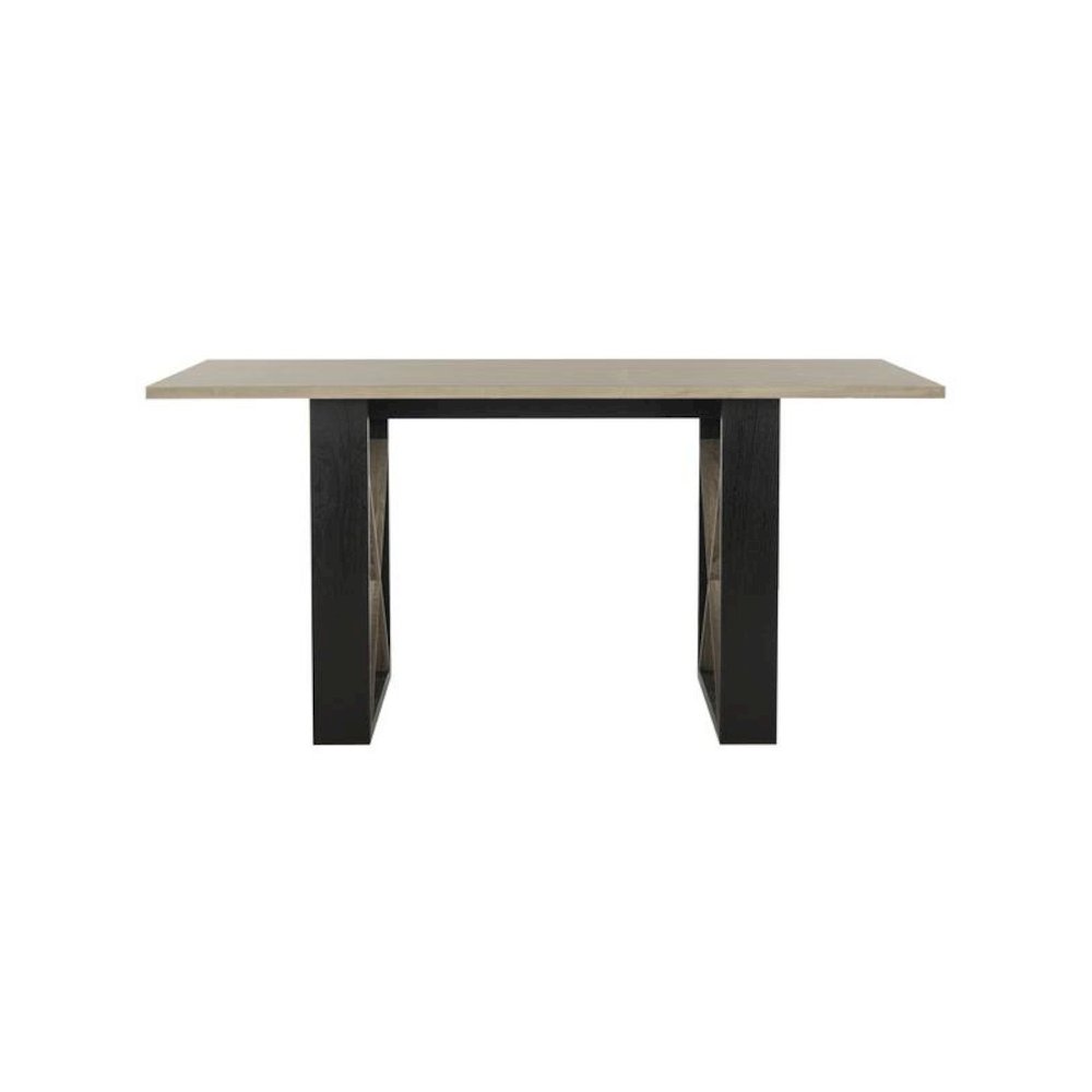 MONTY RETRO MID CENTURY WOOD DINING TABLE