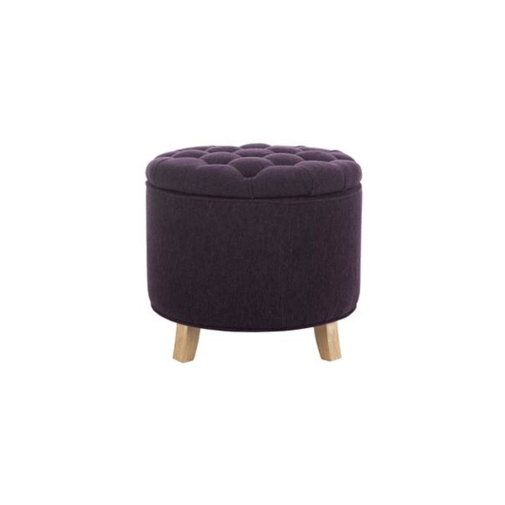 AMELIA TUFTED STORAGE OTTOMAN, HUD8220T