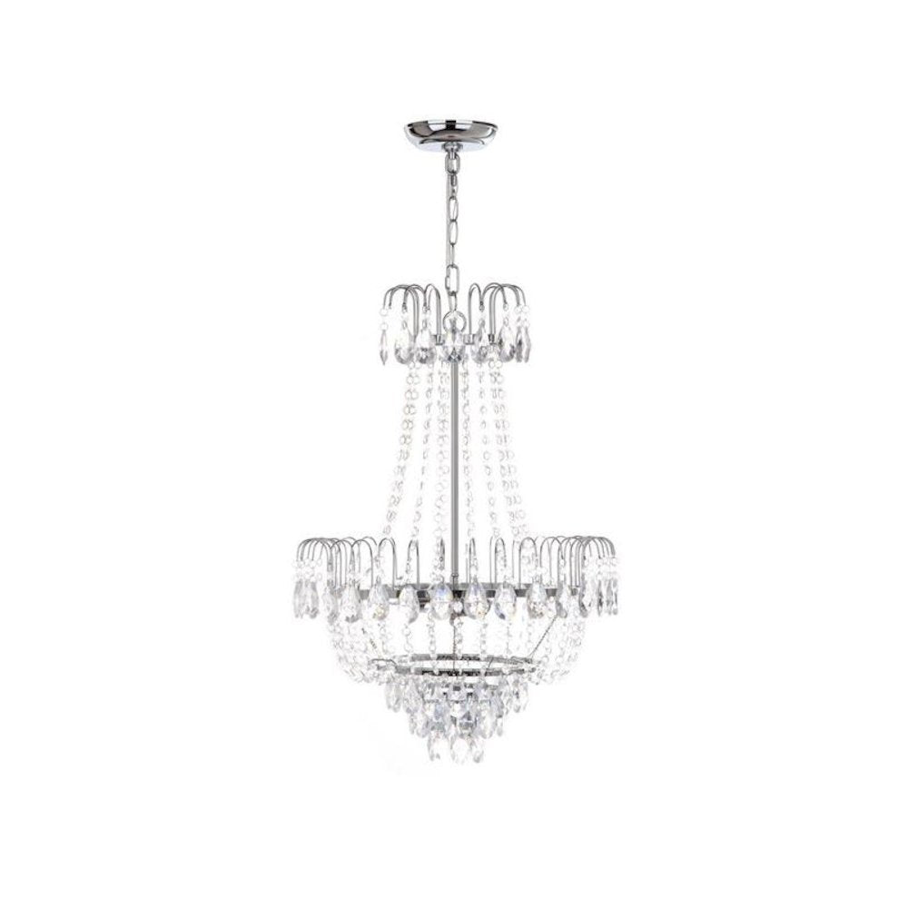 SONJA 3 LIGHT CHROME 18 INCH-DIA PENDANT