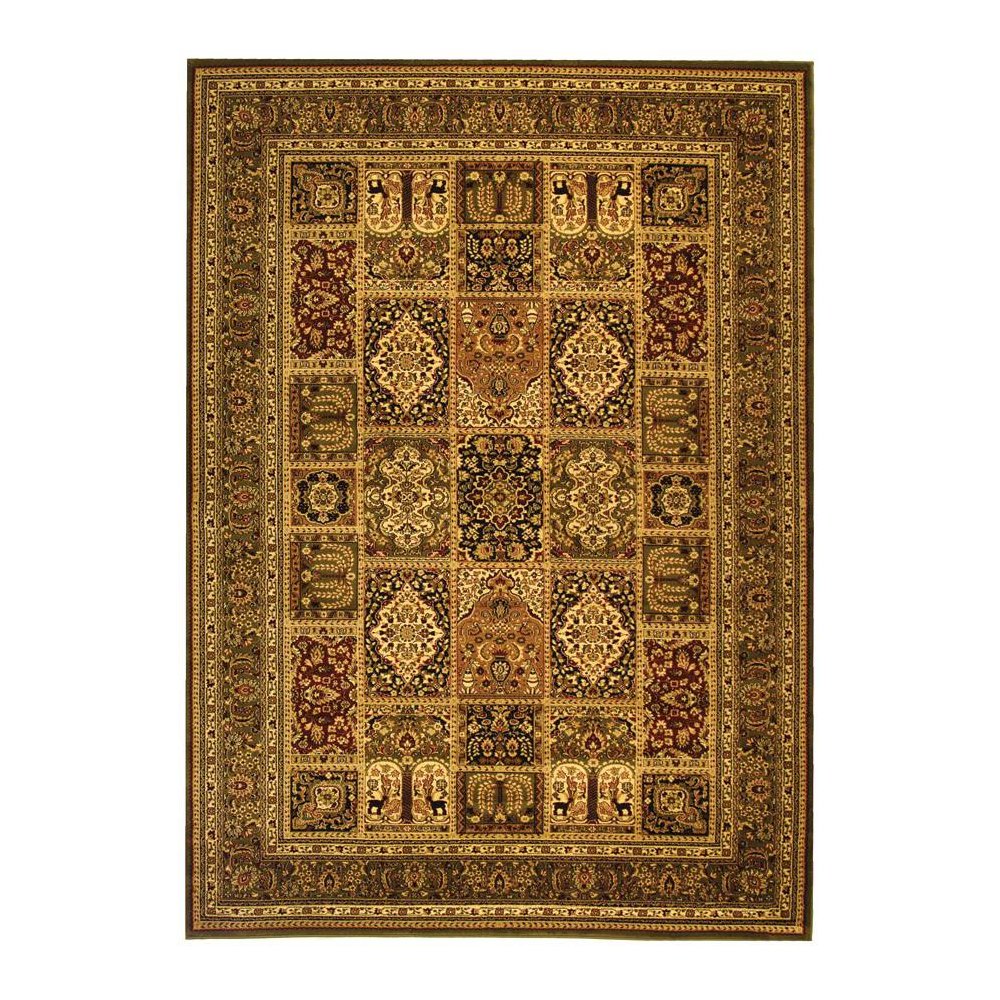 LYNDHURST, MULTI / GREEN, 11' X 15', Area Rug