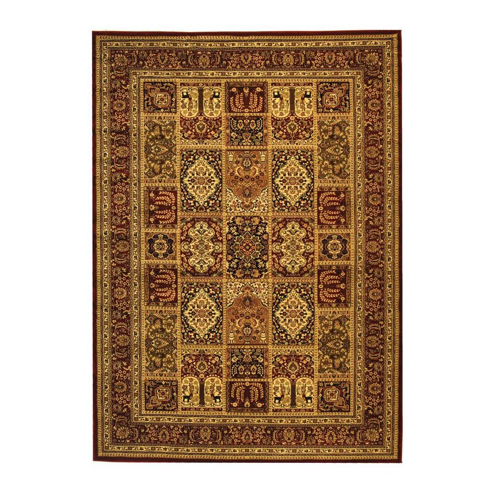 LYNDHURST, MULTI / RED, 8' X 11', Area Rug, LNH217B-8