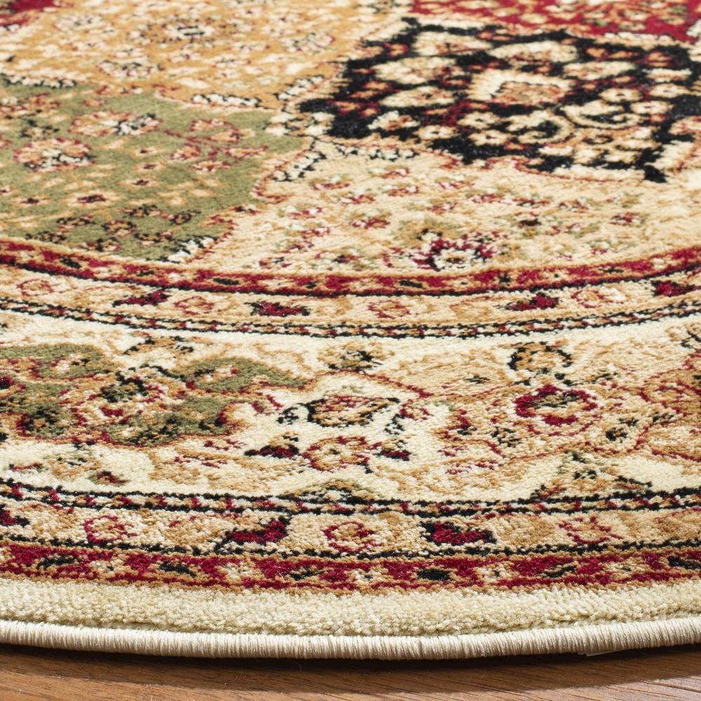 LYNDHURST, MULTI / IVORY, 5'-3" X 7'-6", Area Rug