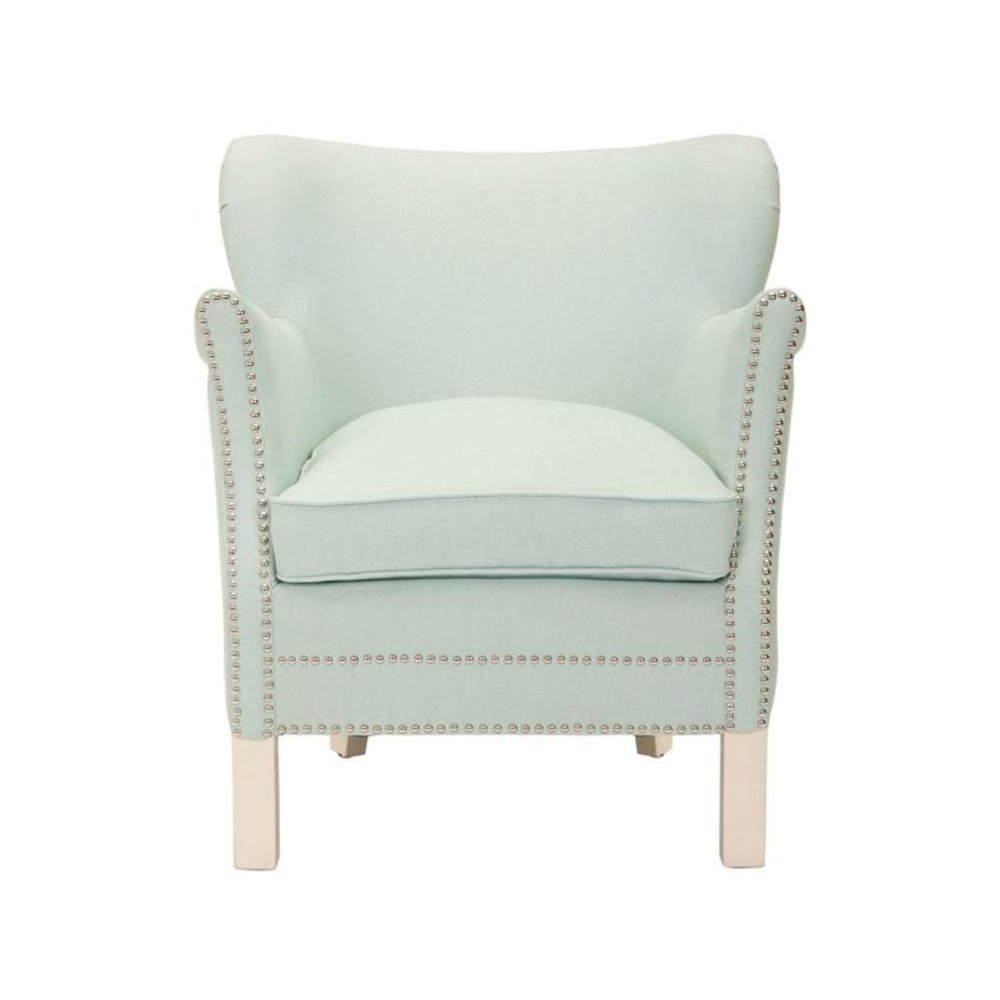 JENNY ARM CHAIR W/ SILVER NAIL HEADS, MCR4543E