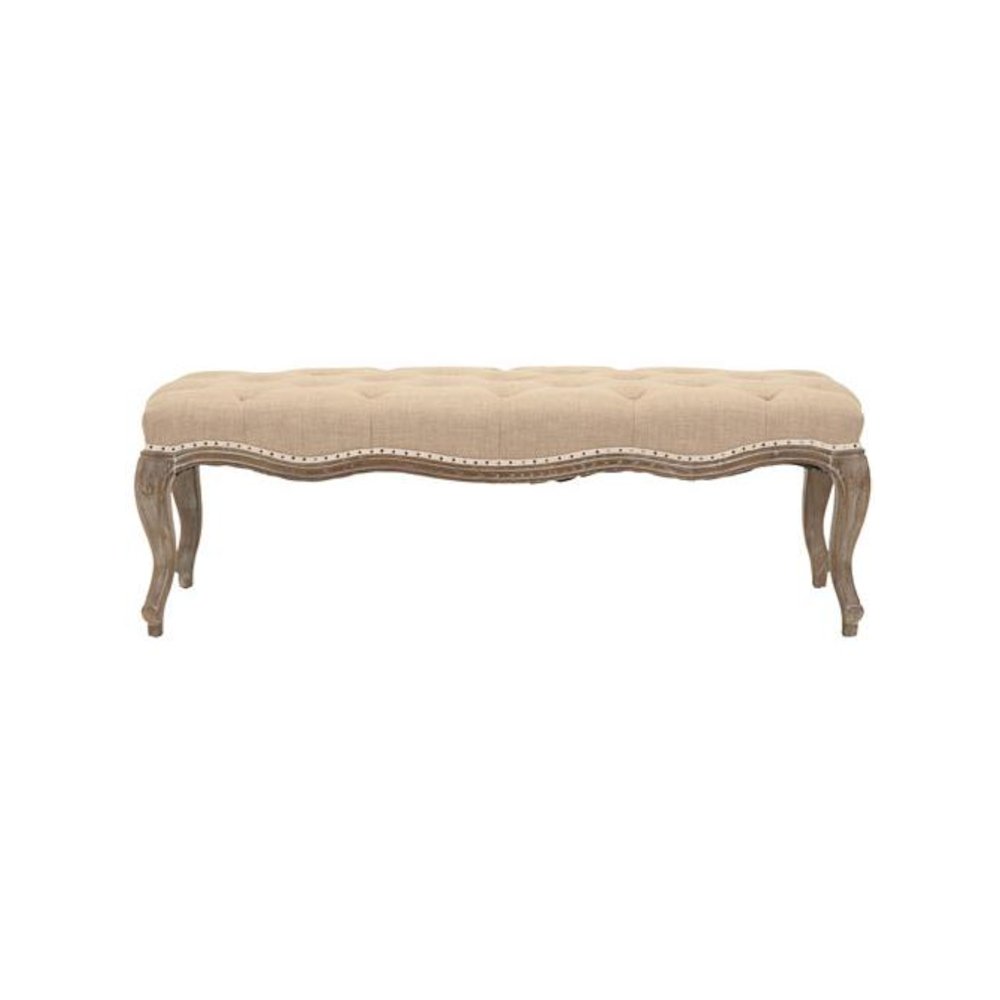 RAMSEY BENCH WITH FLAT BLACK NAIL HEADS