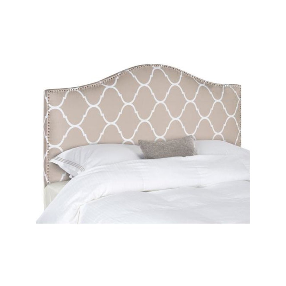 CONNIE PEARL LATTICE GREY HEADBOARD