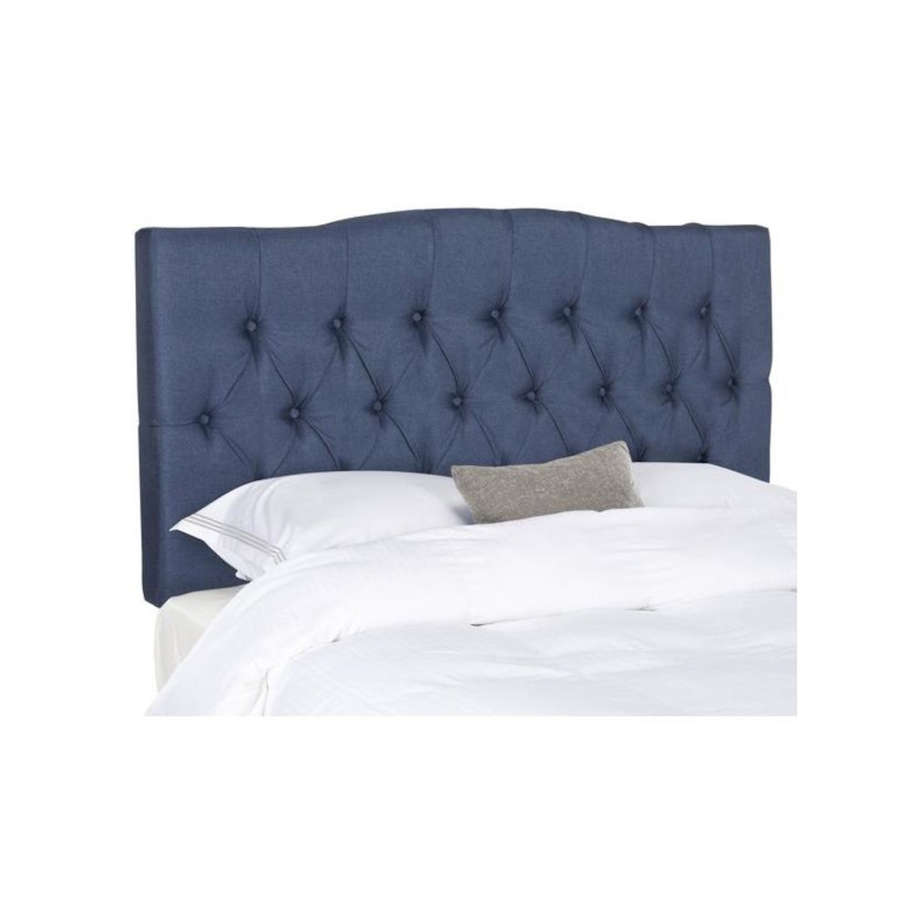 AXEL NAVY LINEN TUFTED HEADBOARD