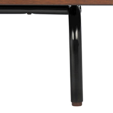 Genevieve Media Stand / Black / Walnut