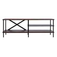 Bruno Industrial TV Stand/Walnut/Black