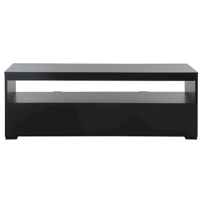 Theon Two-Drawer Media Stand - Black