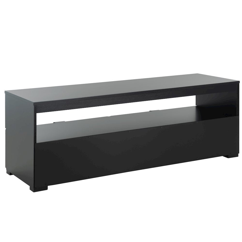 Theon Two-Drawer Media Stand - Black