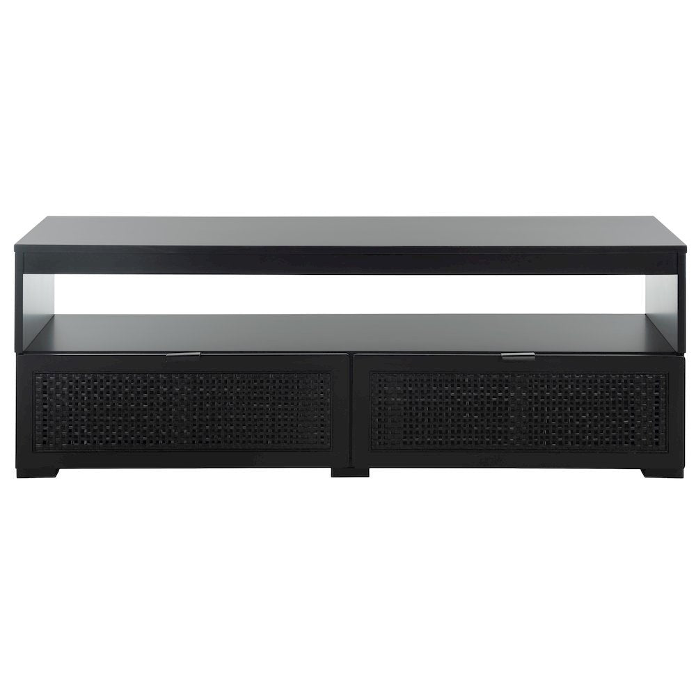 Theon Two-Drawer Media Stand - Black