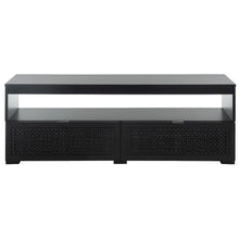 Theon 2 Drawer Media Stand / Black