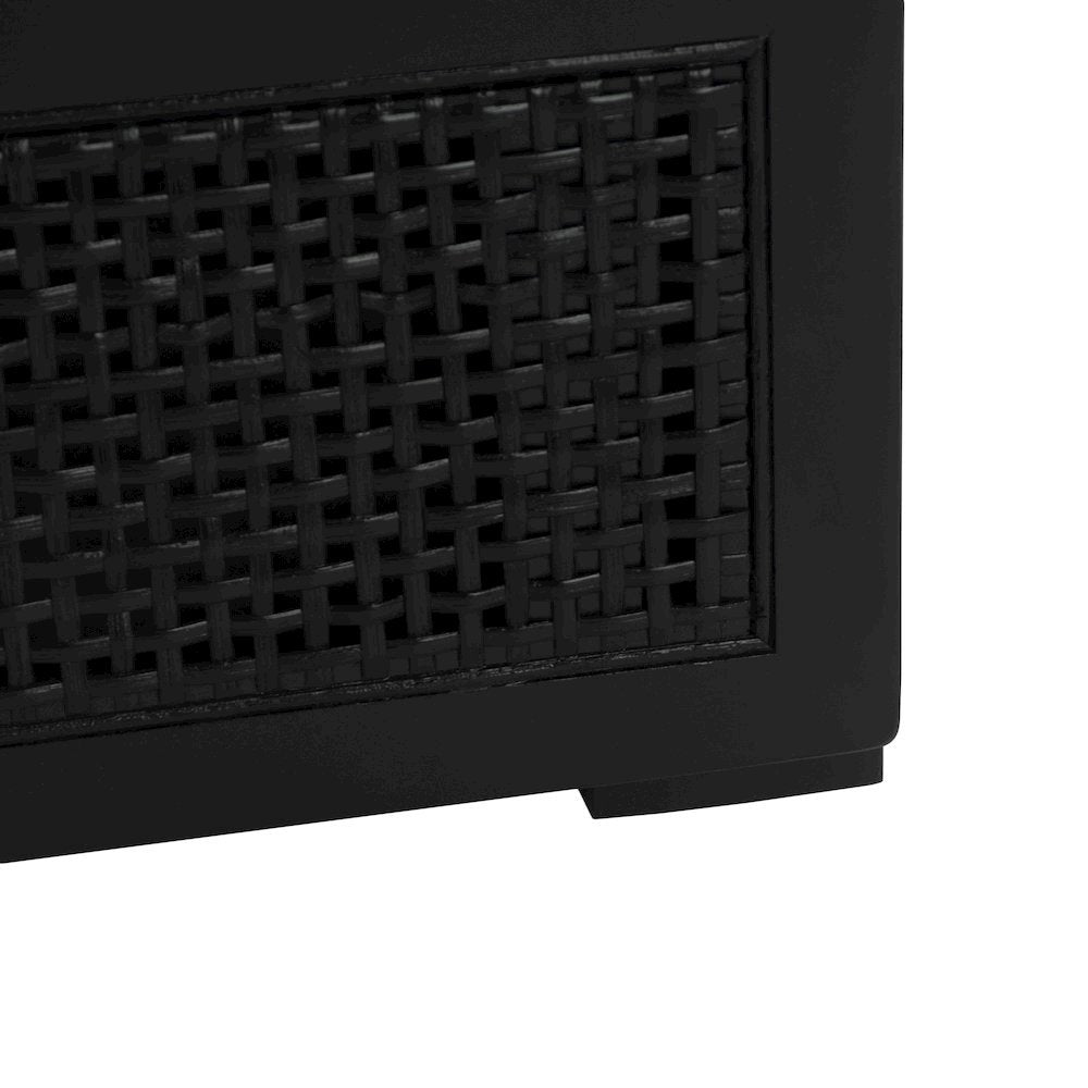 Theon Two-Drawer Media Stand - Black