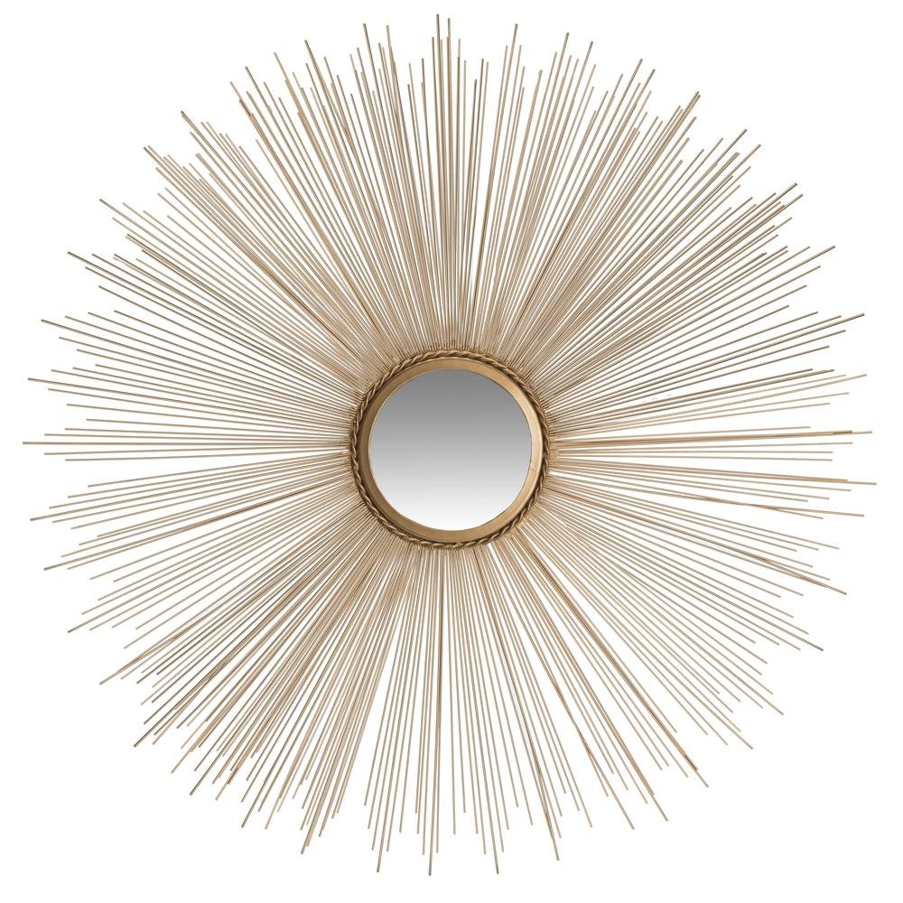 Sun Burst Mirror, Gold