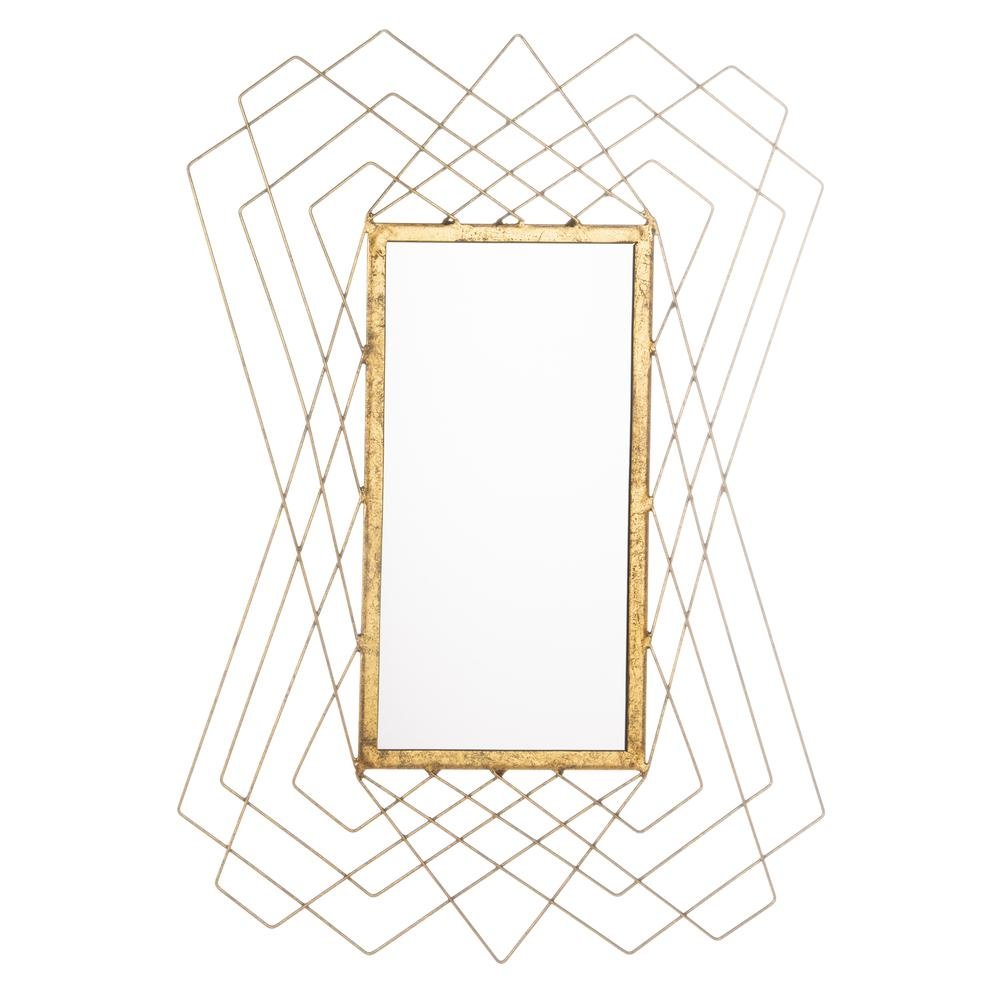Hazelton Mirror, Gold Foil