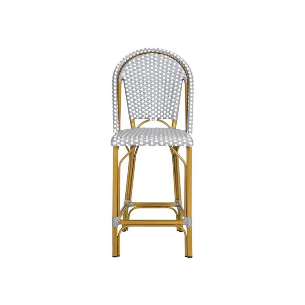 Gresley Indoor-Outdoor Stacking French Bistro Counter Stool