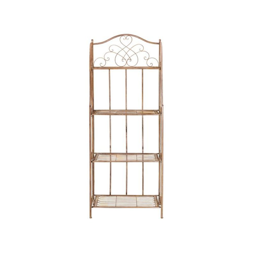 Amaris Wrought Iron  4 Tier Outdoor Bakers Rack