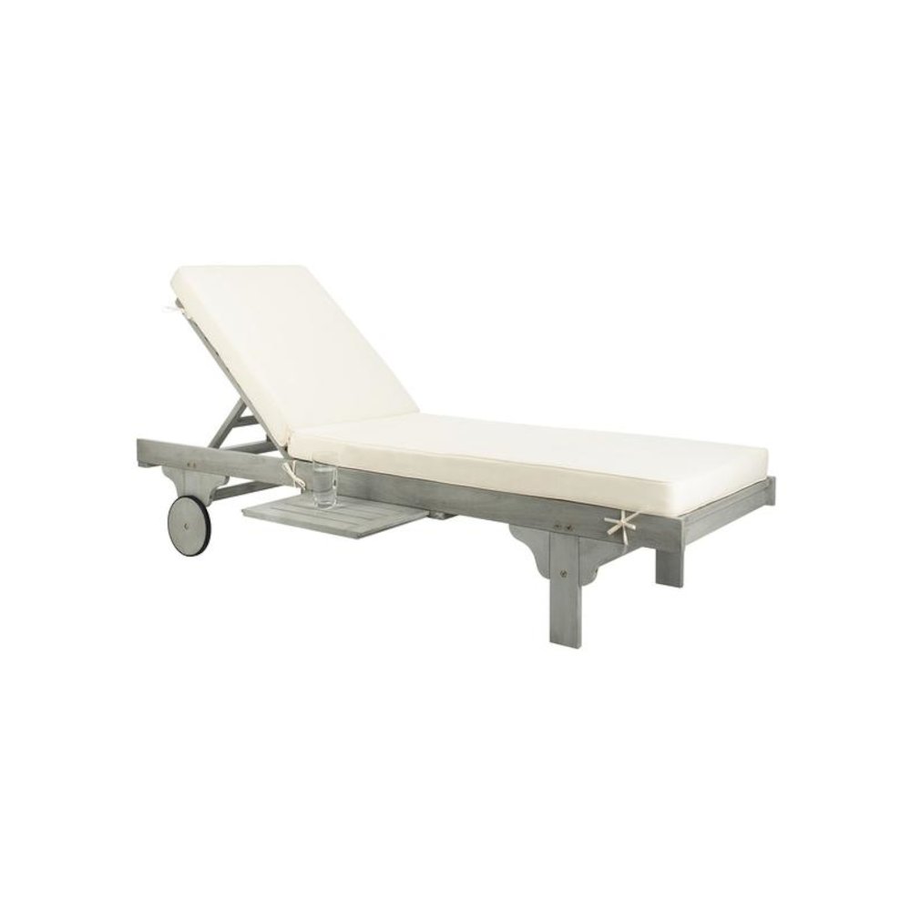 Newport Chaise Lounge Chair With Side Table