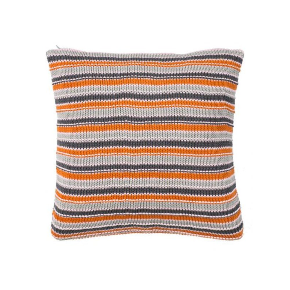 CANDY STRIPE KNIT PILLOW