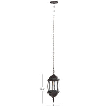 Grazia, 8 Inch, Bronze, Steel/Glass Outdoor Pendant