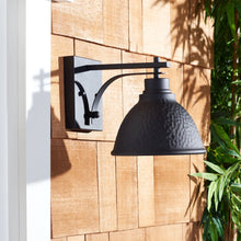 Melila, 7.87 Inch, Black, Steel Outdoor Wall Sconce Set of 2