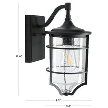 Rueda, 8.5 Inch, Bronze, Steel/Glass Outdoor Wall Sconce Set of 2