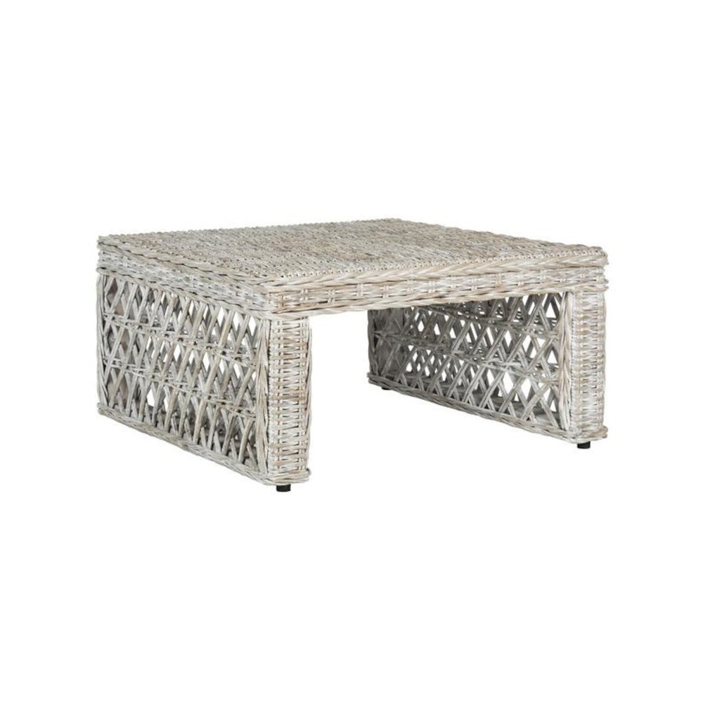 SHILA WICKER COFFEE TABLE