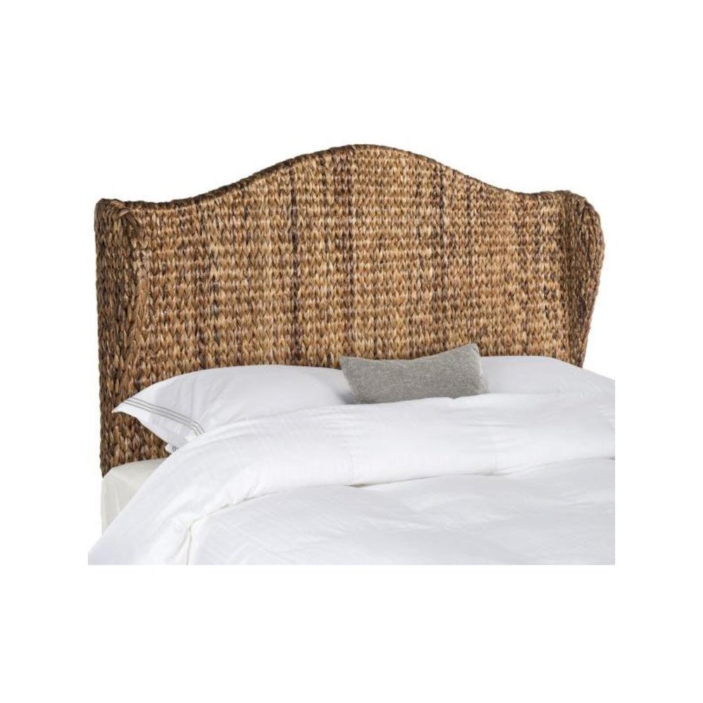 NADINE BROWN WINGED HEADBOARD, SEA8029B-F