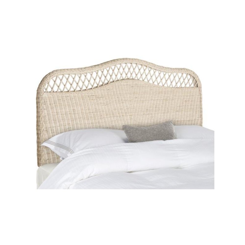 SEPHINA WHITE WASHED RATTAN HEADBOARD, SEA8033A-F