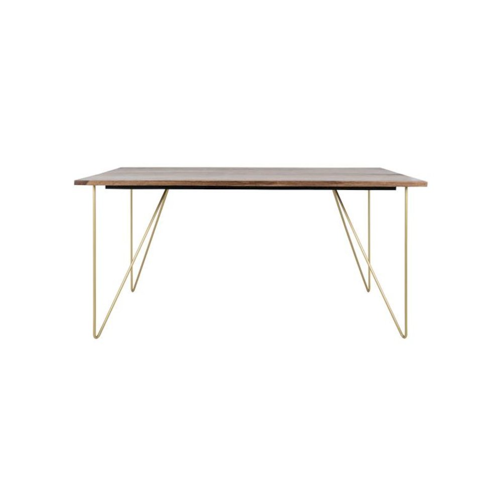 CAPTAIN HAIRPIN LEGS WOOD DINING TABLE