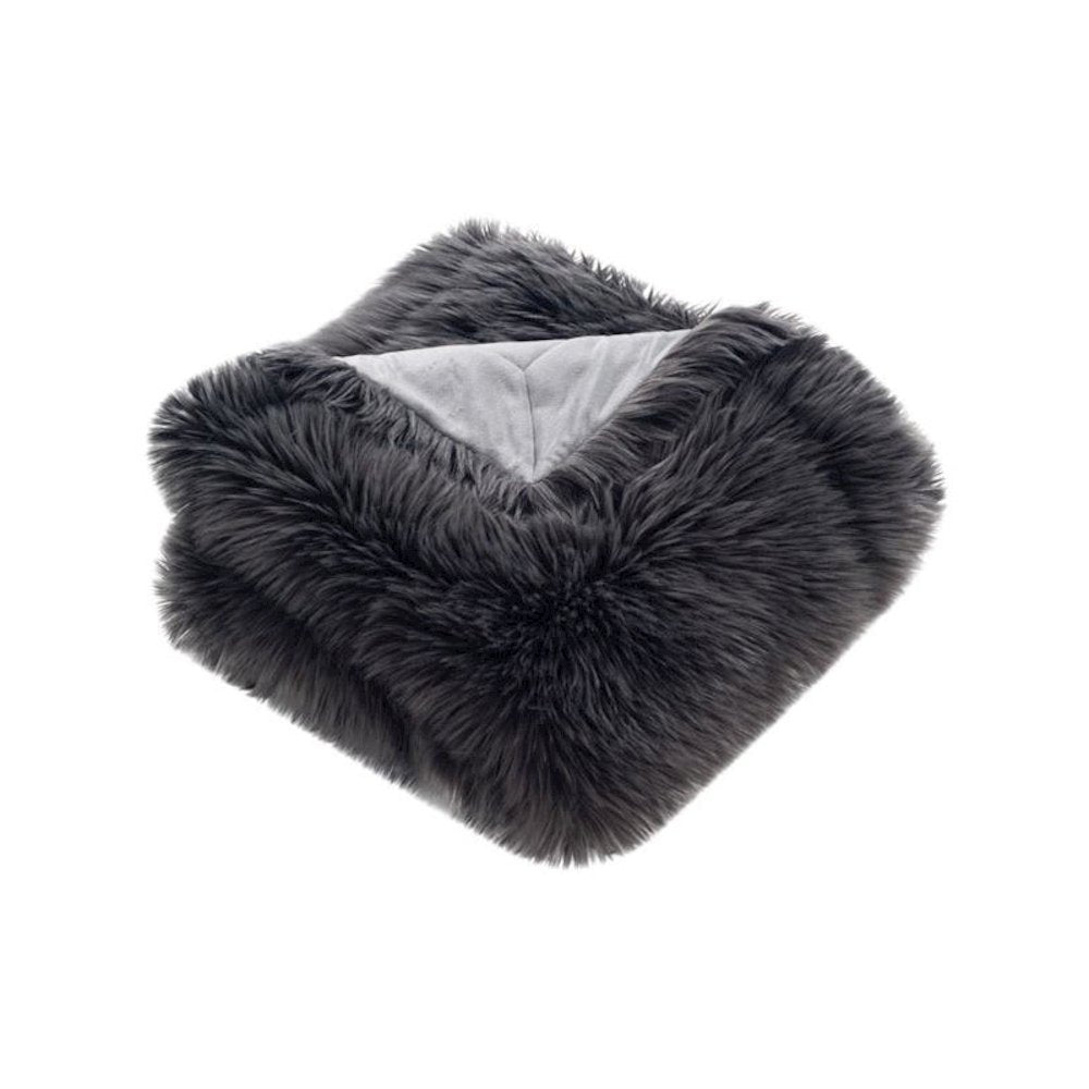 FAUX GREY SHADOW FOX, THR707A-5060