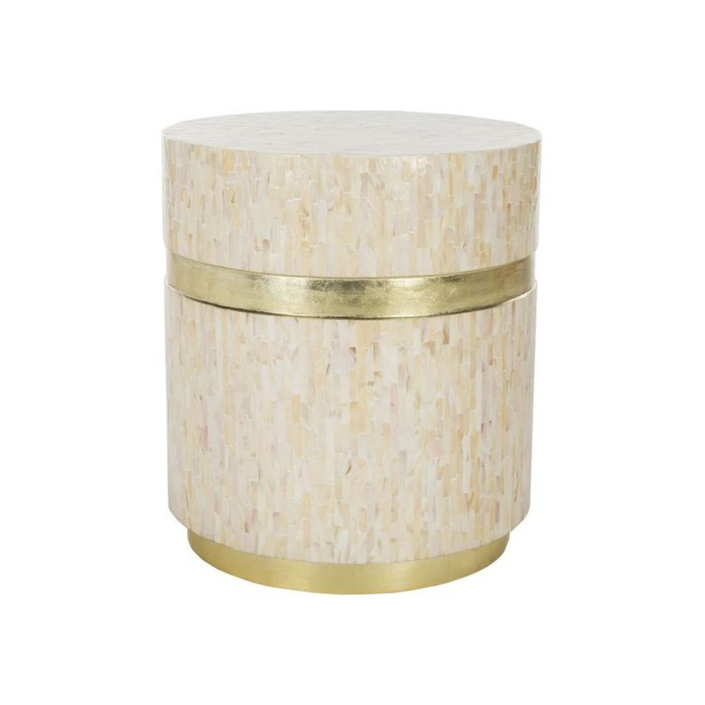 PERLA MOSAIC ROUND SIDE TABLE
