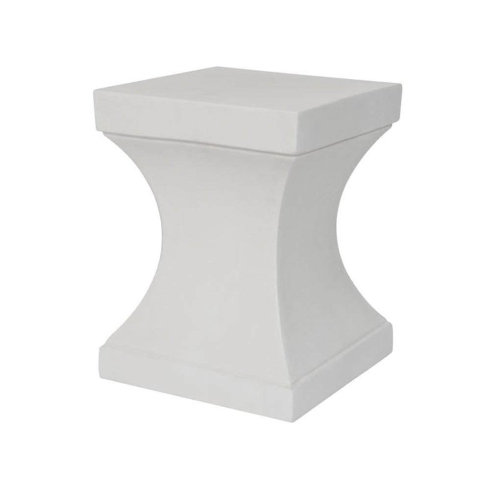 Curby Indoor/Outdoor Modern Concrete 17.7-Inch H Accent Table