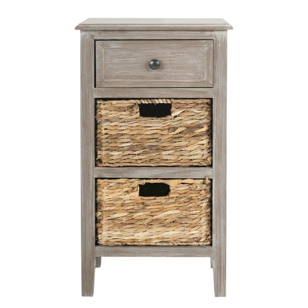 Vintage White, Storage Side Table, Storage Drawer, Quality Build