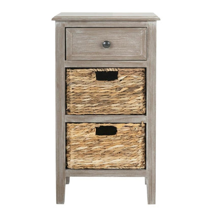 Vintage White, Storage Side Table, Storage Drawer, Quality Build
