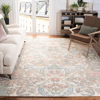 MICRO-LOOP, IVORY / BLUE, 8' X 10', Area Rug, MLP901M-8