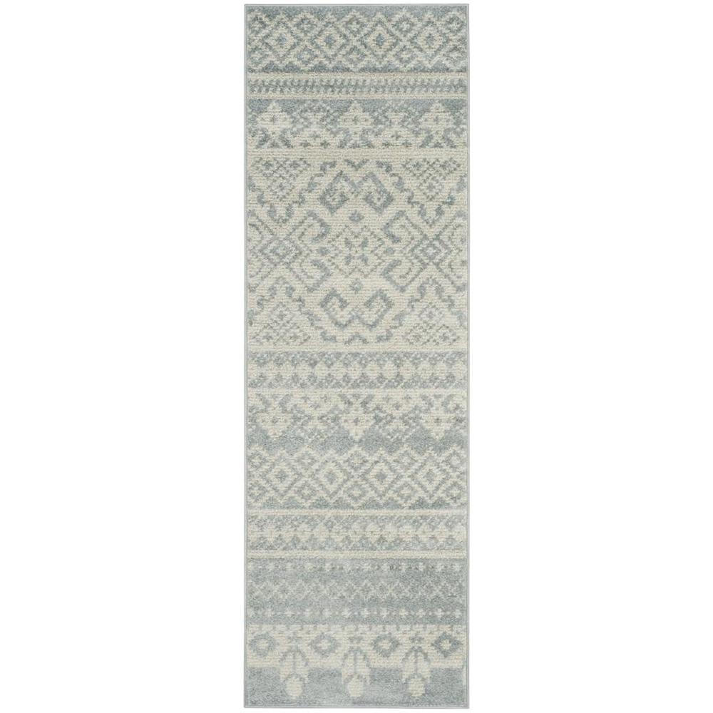 Adirondack, SLATE / IVORY, 2'-6" X 6', Area Rug, ADR107T-26