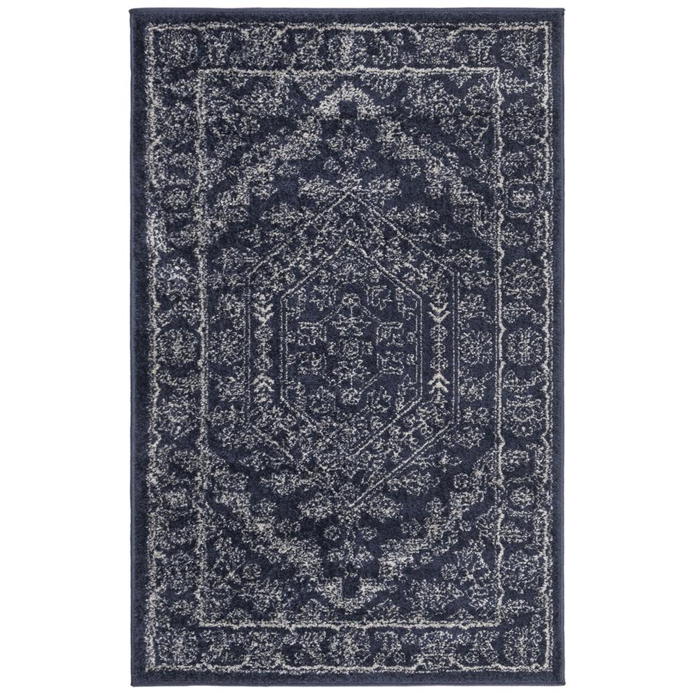 Adirondack, NAVY / IVORY, 3' X 5', Area Rug, ADR108N-3