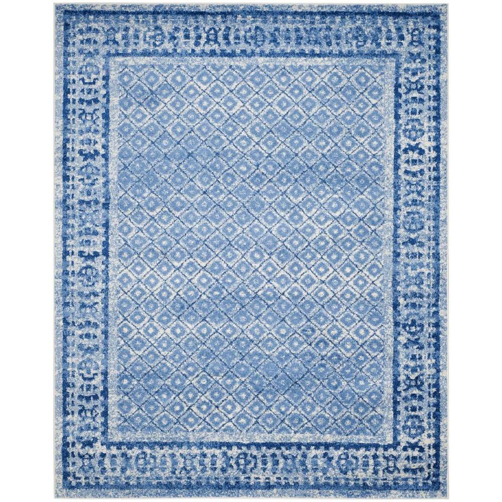 Adirondack, SILVER / BLUE, 8' X 10', Area Rug, ADR110D-8