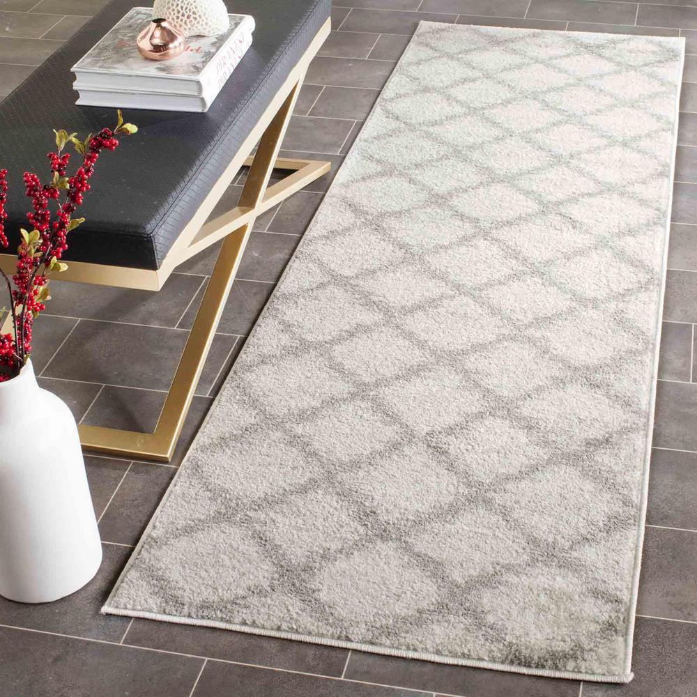 Adirondack, IVORY / SILVER, 2'-6" X 12', Area Rug, ADR122B-212