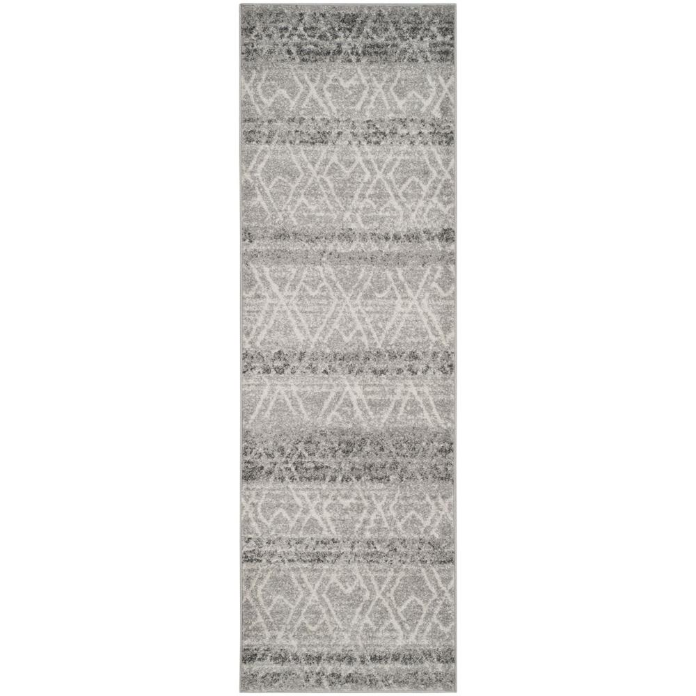 Adirondack, SILVER / IVORY, 2'-6" X 6', Area Rug, ADR124B-26