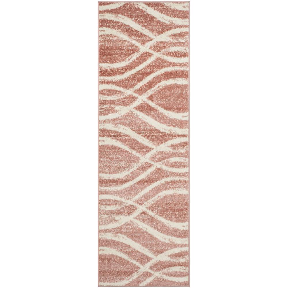 Adirondack, ROSE / CREAM, 2'-6" X 12', Area Rug