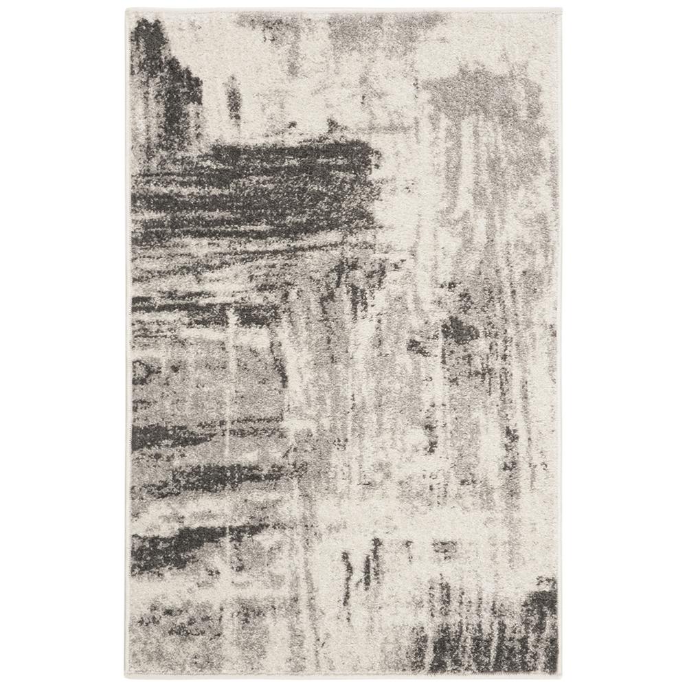 Adirondack, IVORY / GREY, 3' X 5', Area Rug, ADR133C-3