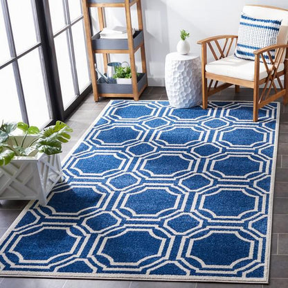 AMHERST, NAVY / IVORY, 6' X 9', Area Rug, AMT411P-6
